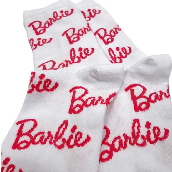 Носки "Барби, Барби, Барби", р-р 36-40 (белый)