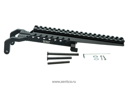Зенитка — Кронштейн "Планка Б-51" (материалы: сплав алюминия Д16Т, цвет: чёрный)