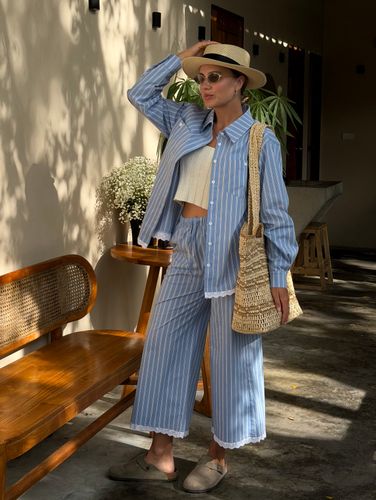 Костюм Village небесно-голубой