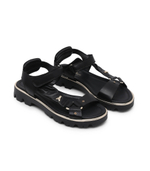 Кожаные босоножки Patrizia Pepe - черный(PPJ231)