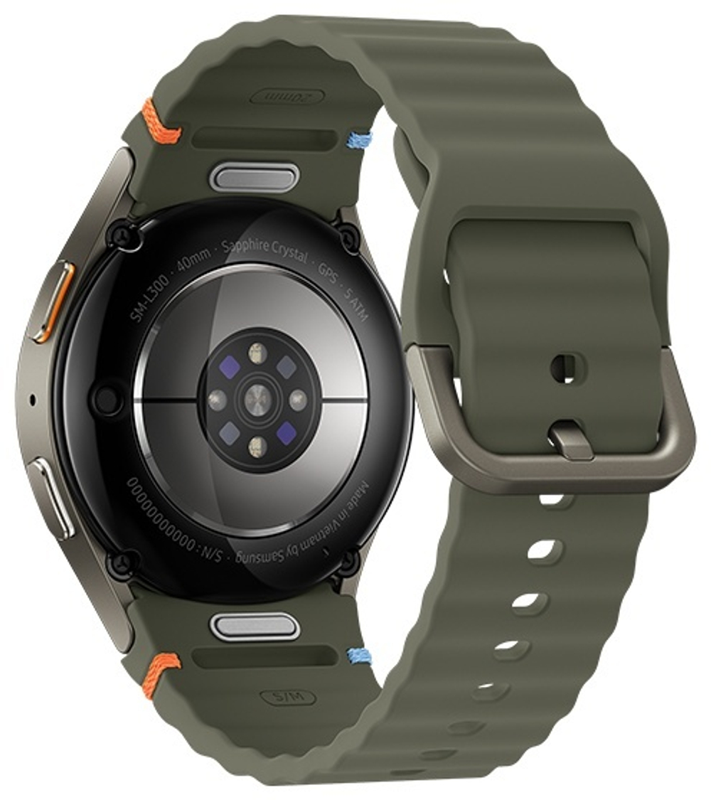 Смарт-часы Samsung Galaxy Watch7 40 мм графитовый-зеленый