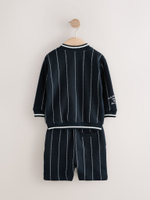 Бомбер и шорты в комплекте для мальчика Next E60-719, Темно-синий