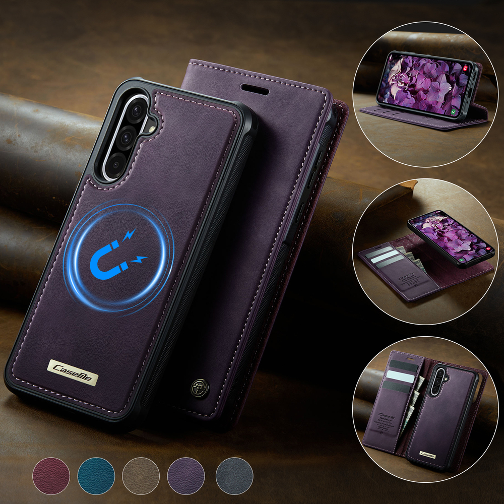 Чехол-кошелек CaseMe 2 in 1 MagSafe Samsung Galaxy A56