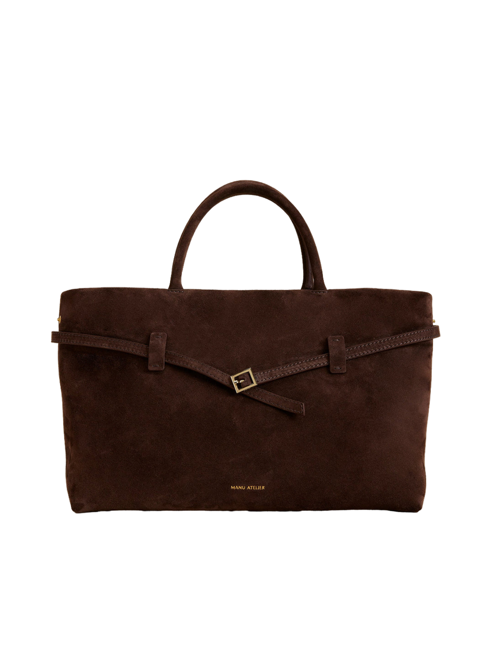 Сумка Manu Atelier Le Cambon 35 Deep Brown Suede