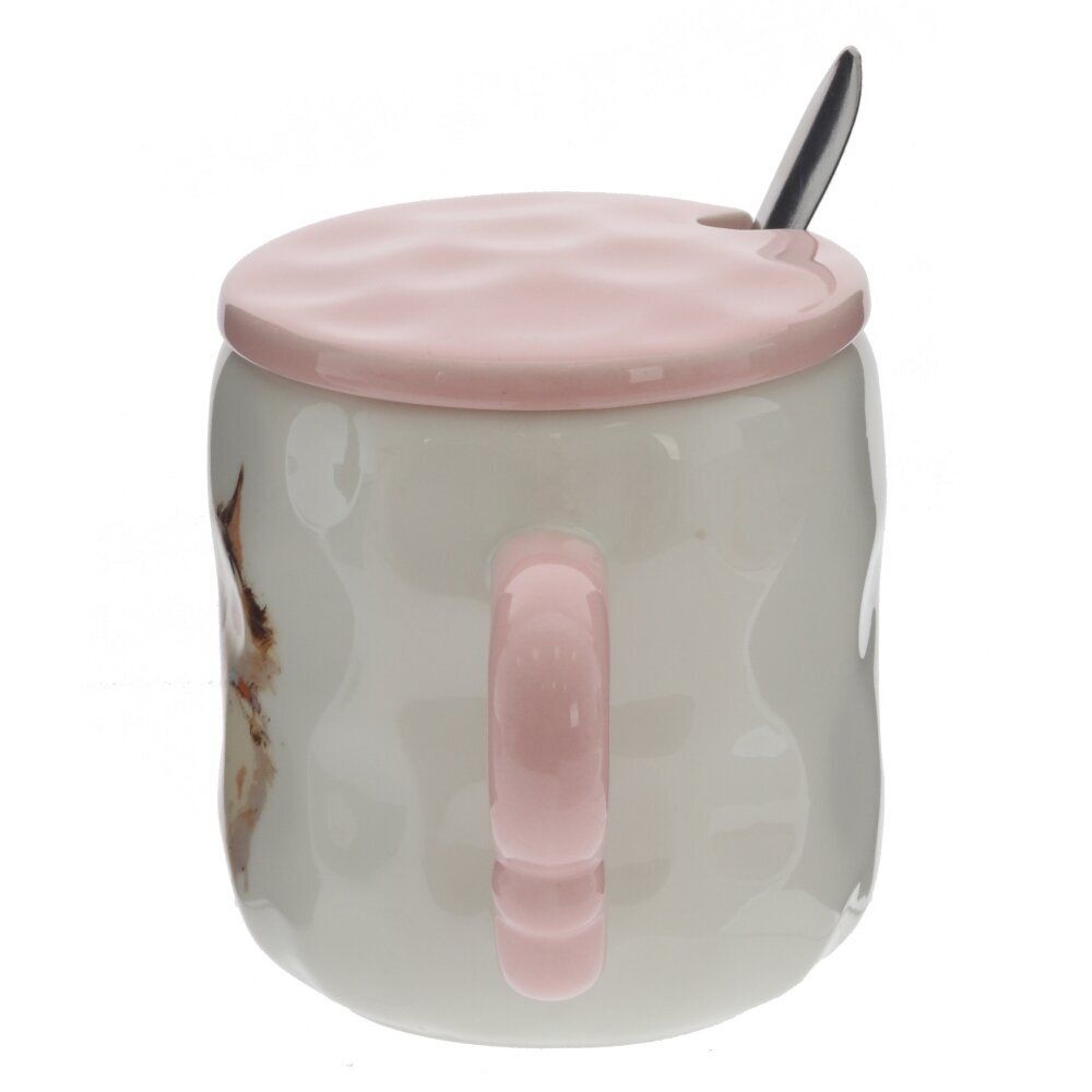 GAEM Кружка с крышкой и ложкой, L13,5 W8,3 H10 см