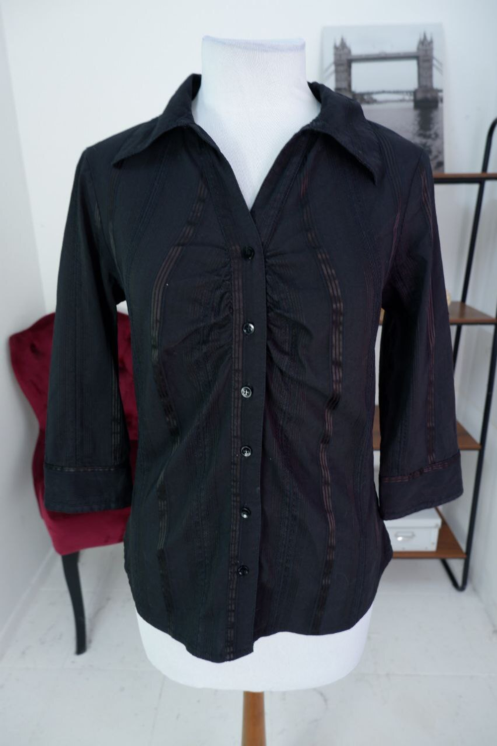 Блузка Orsay черная 46 размер