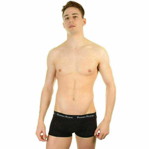 Мужские трусы хипсы черные Romeo Rossi RR365-102