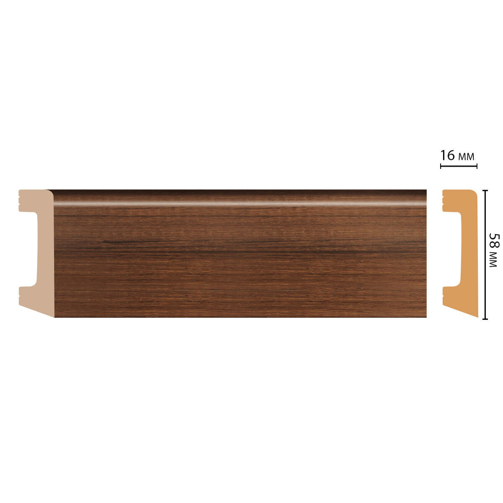 Плинтус Decomaster D234 D234-74 ДМ