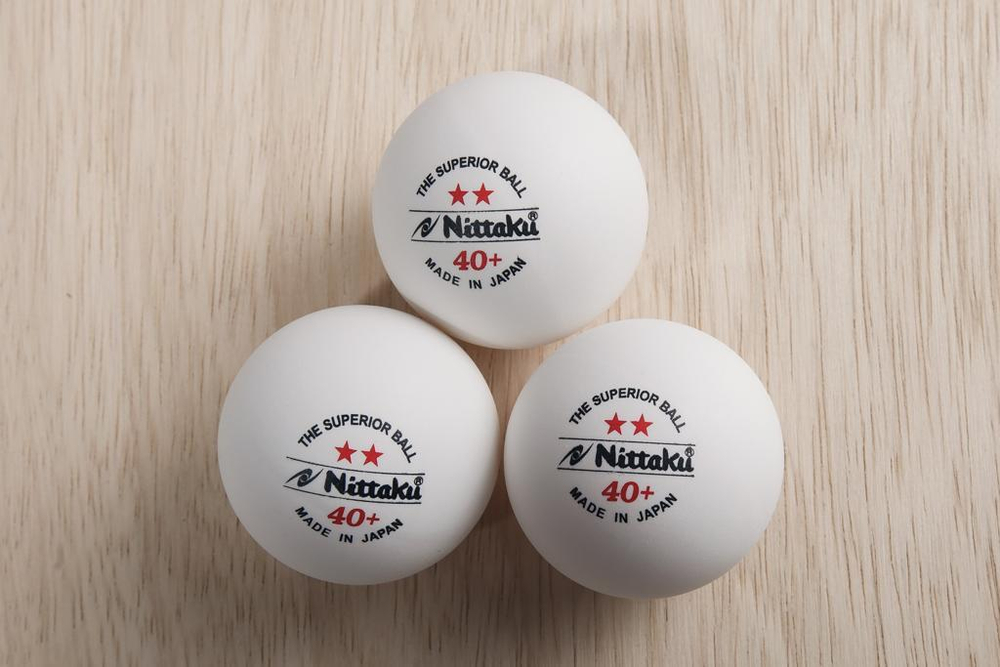 Nittaku Two Star Balls 3 Pcs (seam)