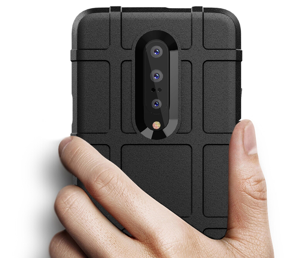 Чехол для OnePlus 7 Pro цвет Black (черный), серия Armor от Caseport