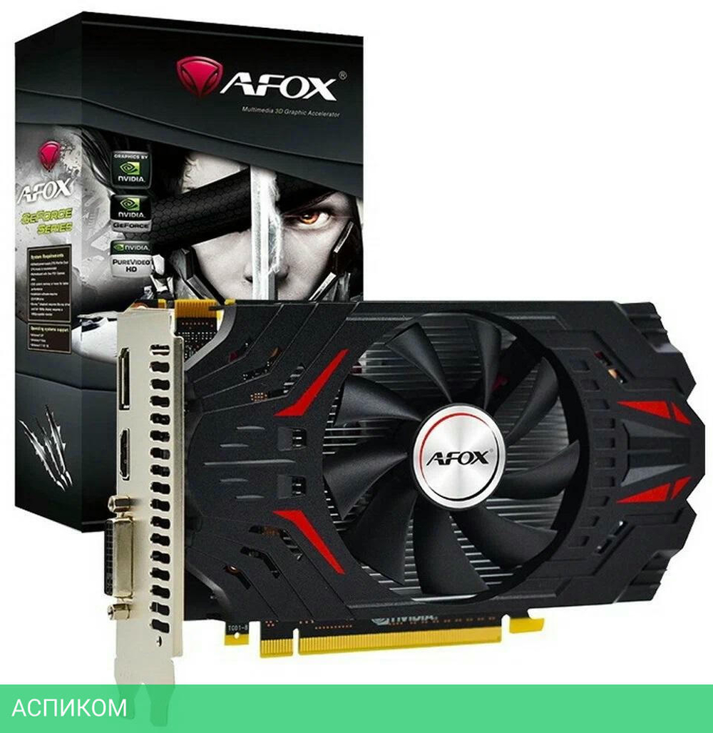 Видеокарта AFOX GeForce GTX750 2GB GDDR5 (AF750-2048D5H6-V3)