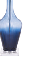 Синяя настольная лампа “Одри”