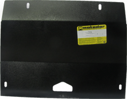 Защита картера Двигателя, КПП. 3 мм, Сталь. для Mitsubishi Pajero Sport II 2008-2011 MOTODOR.11318
