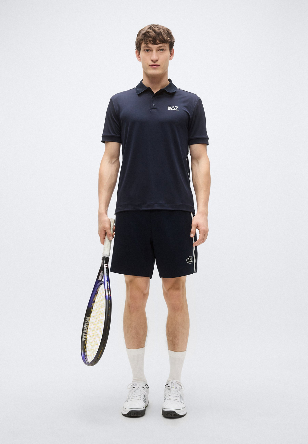 EA7 Emporio Armani TENNIS PRO - Футболка-поло - Синий