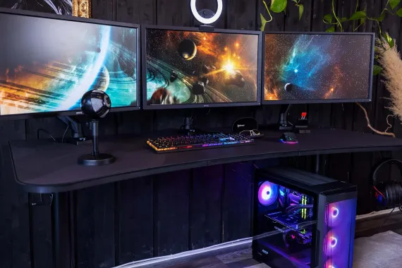 Arozzi Arena Gaming Desk White