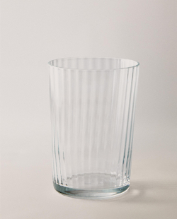 Zara Home стакан из стекла, цвет прозрачный, 12 см · 9226/402