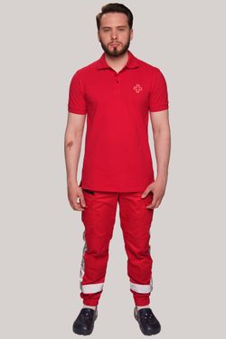 Поло Скорая помощь MedicLine цв. КРАСНЫЙ