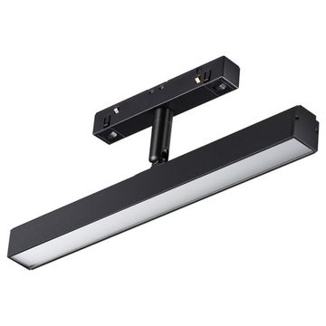 Трековый светодиодный светильник для низковольтного шинопровода 358612 черный Flum Novotech