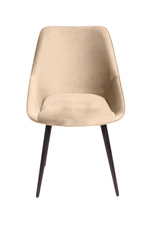 Стул Neo ромб, поворотный на 360 градусов, бархат бежевый 5 /опора конус