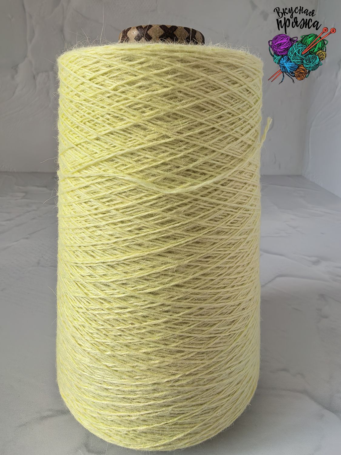 Ангора 70%, нейлон 30% - лимонное мороженое - 300гр