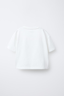 ZARA ФУТБОЛКА С ПРИНТОМ KUROMI © SANRIO, БЕЛЫЙ