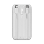 Внешний аккумулятор Baseus Comet Dual-Cable Digital Display Fast Charge Power Bank 10000mAh 22.5W - White