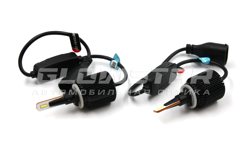Cветодиодные лампы H27 (880/881) Sariti J1 Seoul Csp, 5500К, 12V, 25W, EMC (комплект, 2шт)