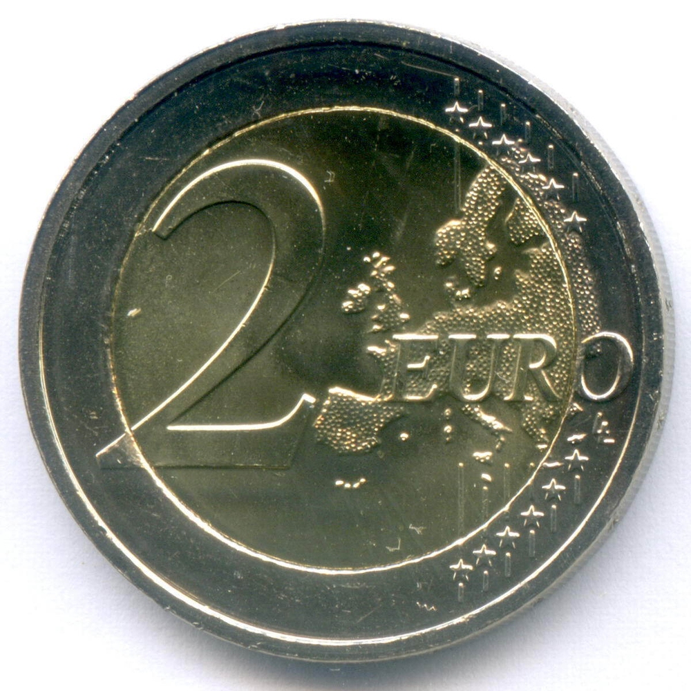 2 евро 2011 год. Мальта. Первые выборы. Биметалл UNC