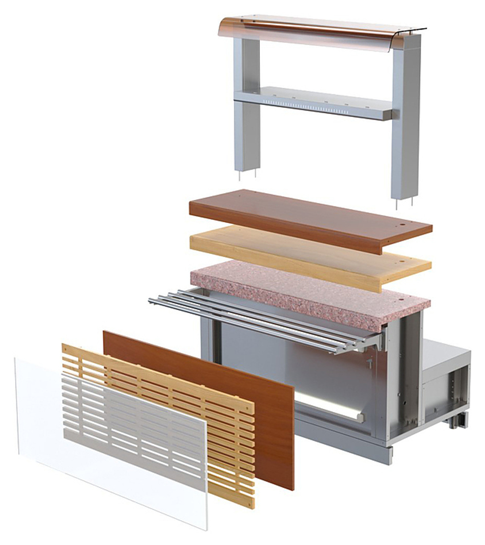 Мармит под электросупницы ATESY Регата М1.3С-1370-02