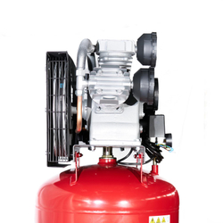 Компрессор ROSSVIK СБ4/Ф-270.LB75В, 950 л/мин, 10 бар, вертикальный 270 л, 380 В/5,5 кВт, красный