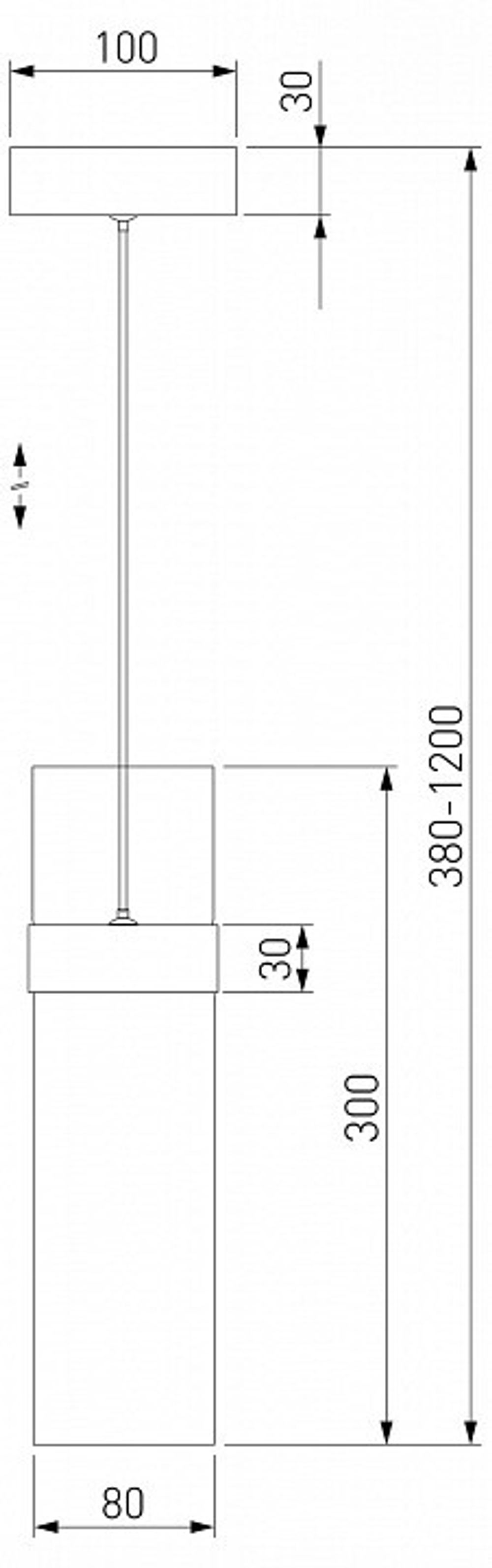 Подвесной светильник Eurosvet Lumen 50244/1 LED черный/прозрачный