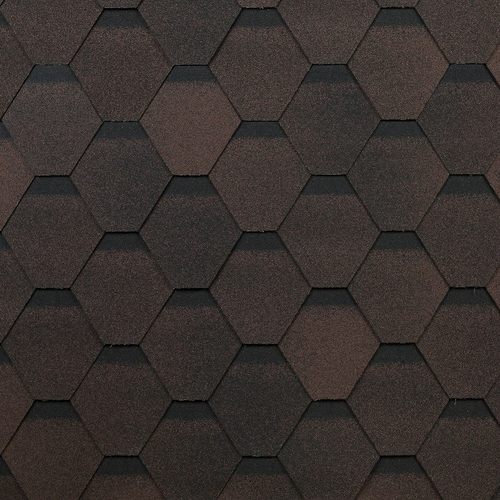 Черепица гибкая Технониколь Shinglas Оптима коричневая