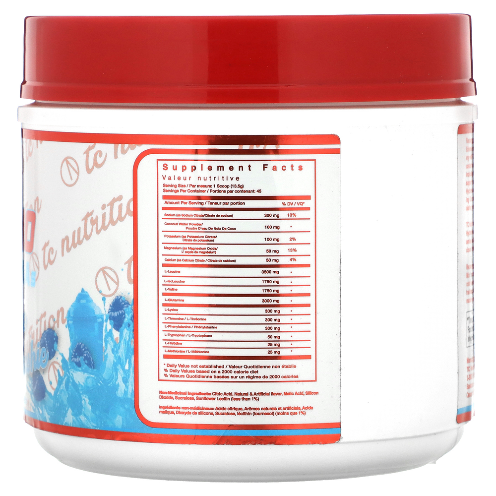 TC Nutrition, незаменимые аминокислоты с гидроамино, со вкусом голубой каши, 607,5 г (21,43 унции)