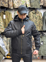 Куртка бомбер Corbona Деми Черный