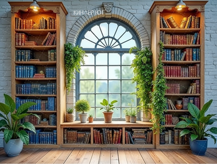 Фотофон "Библиотека" арт. ФФ905-48