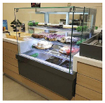 Витрина кондитерская ENTECO MASTER НЕМИГА CUBE ПС PREMIUM 150 ВВ-0,5-2,9-1-5В (встроенный агрегат)