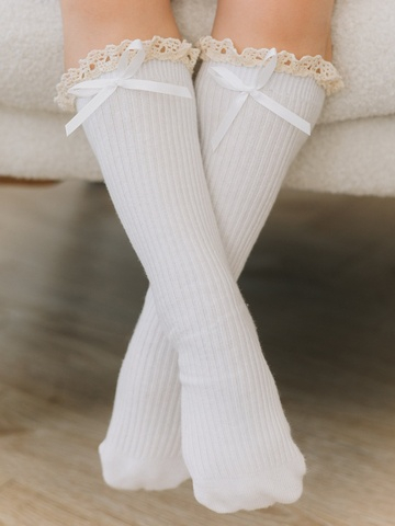 Гольфы "Моника", Белый