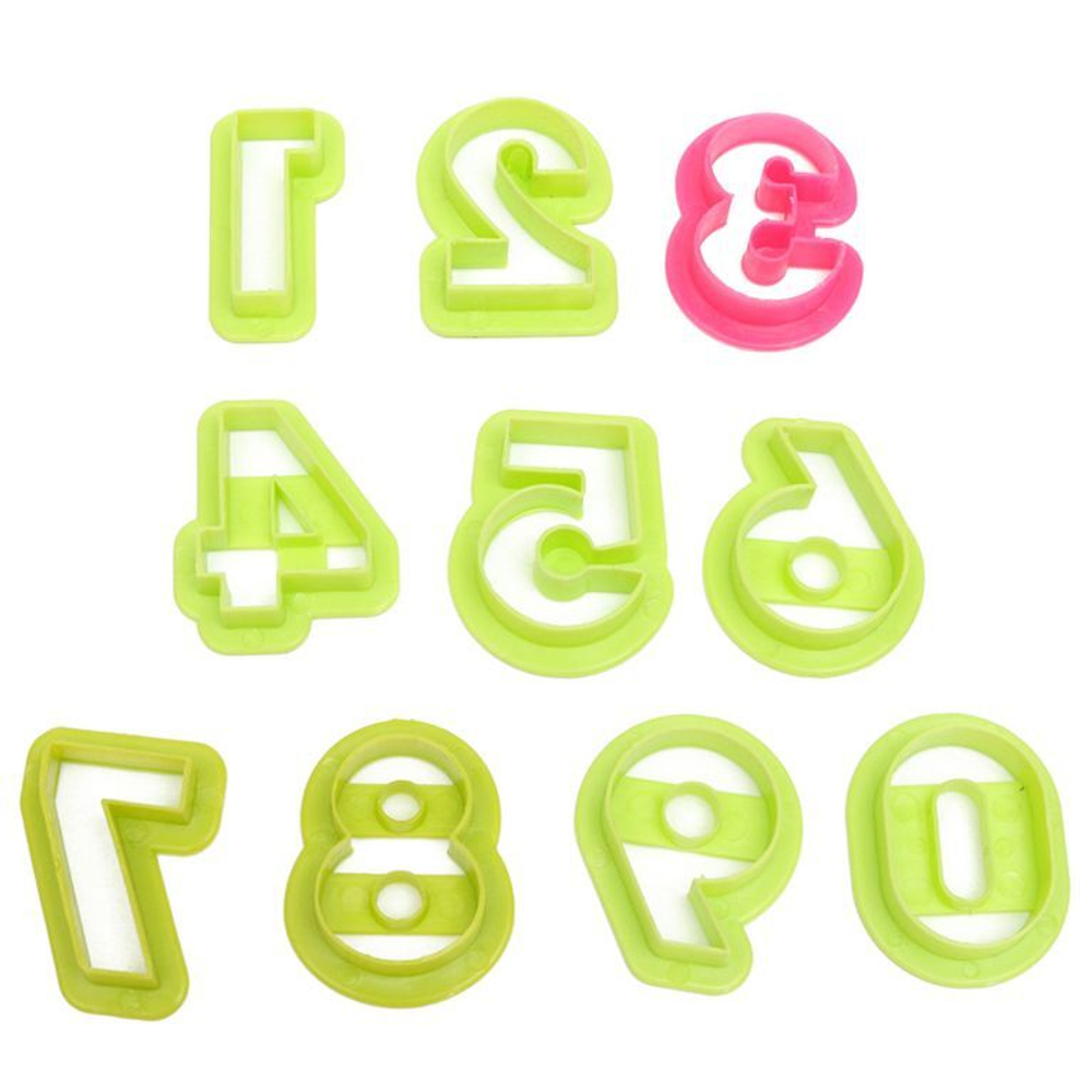 Набор вырубок «Цифры» 10 шт