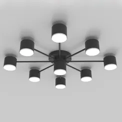 CL-BLACK DOT-R001-GX53*9 BK (1) Люстра NW