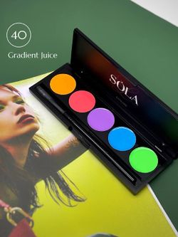 SoLa & Sukhova Alena Гель-лак Palette 40 Gradient Juice, 5 цветов, 25мл5