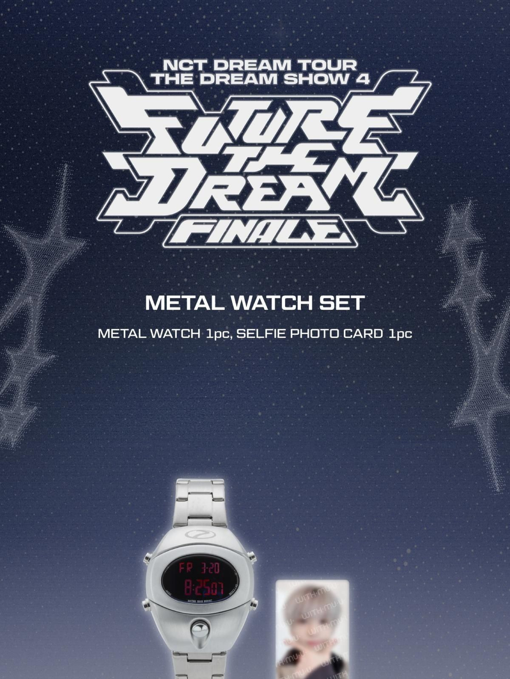 (ПРЕДЗАКАЗ) товары NCT DREAM - THE DREAM SHOW 4 : FUTURE THE DREAM TOUR OFFICIAL MD METAL WATCH SET