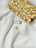 Серьги-булавки, цвет золото