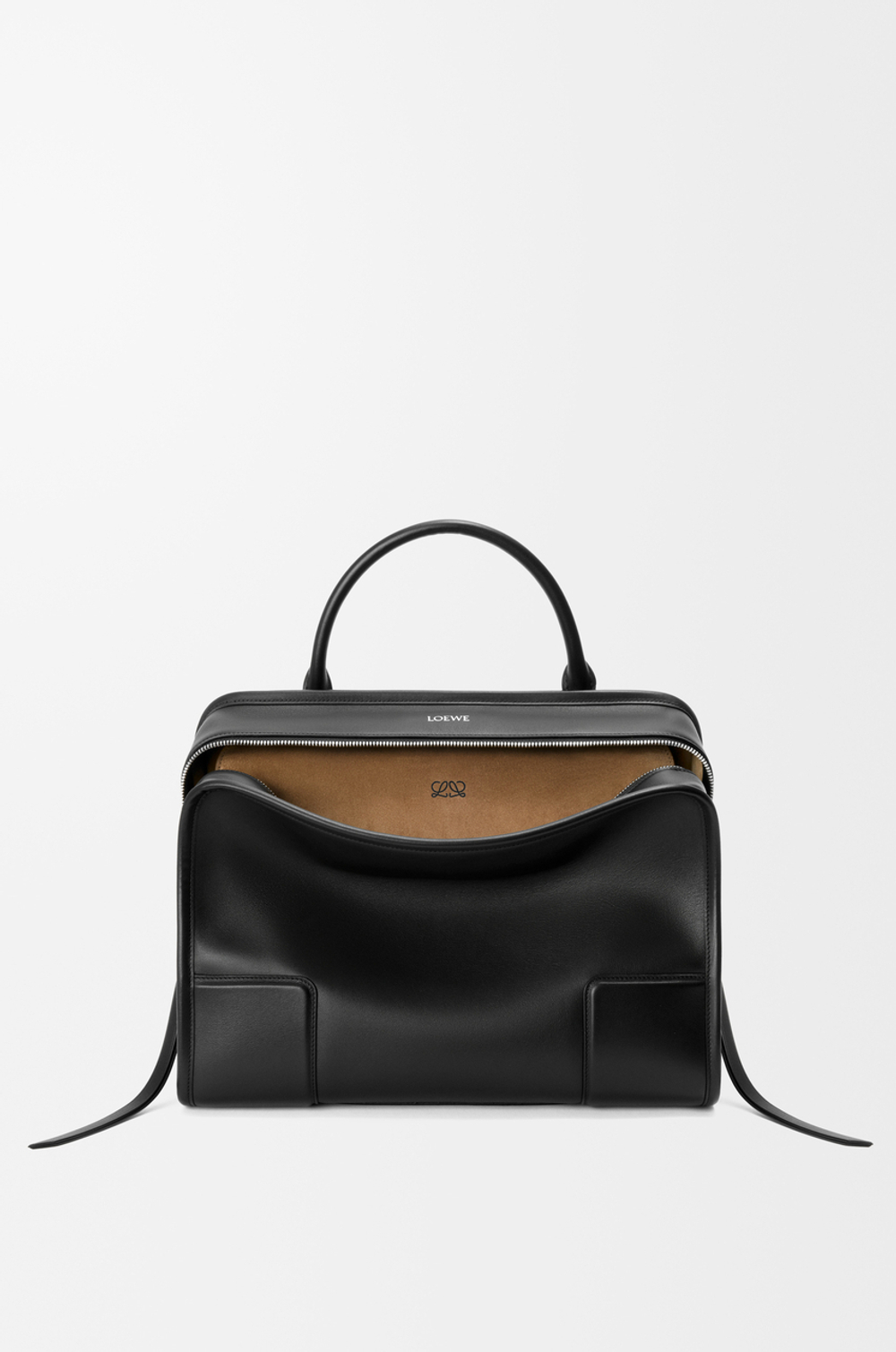 Loewe Большая сумка Amazona 180 из мягкой телячьей кожи, черный