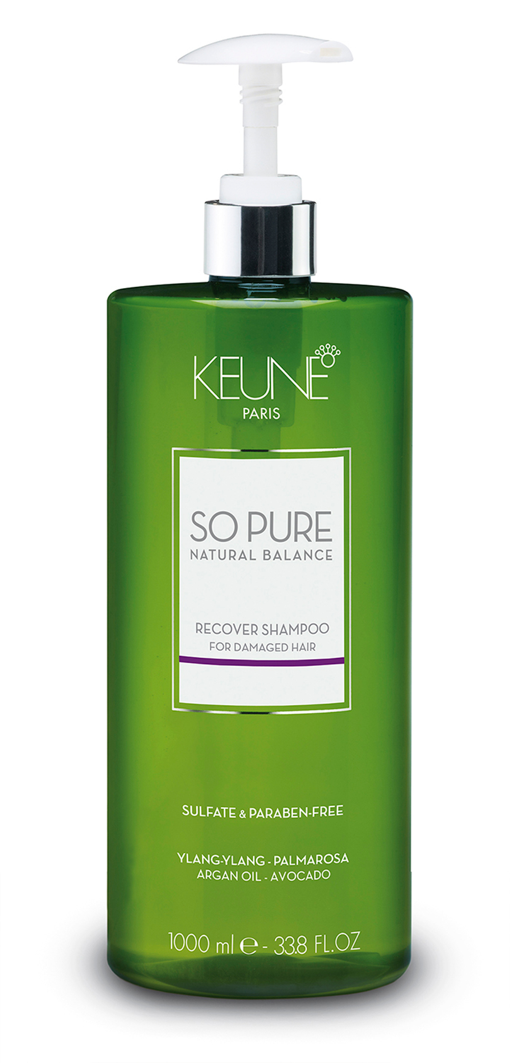 Keune So Pure Шампунь Восстанавливающий RECOVER SHAMPOO 1000 мл