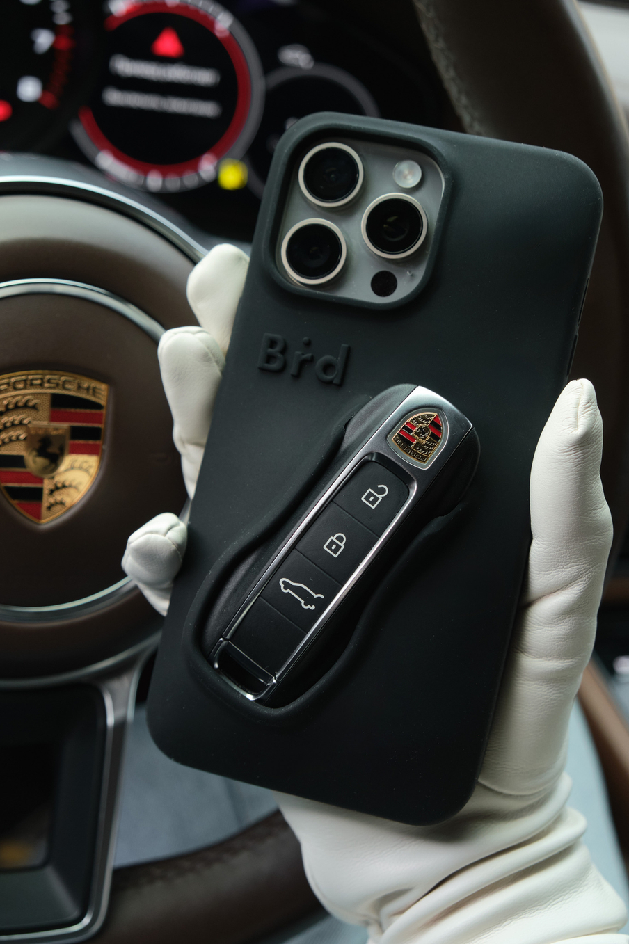 Чехол на Iphone Porsche Black