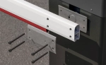 Стрела алюминиевая с LED-подсветкой для шлагбаума DoorHan Barrier 5-метровая (прямоугольная)