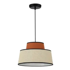 SL1354.423.01 Светильник подвесной ST-Luce Черный/Кирпичный,Бежевый, Черный E27 1*40W JACKIE