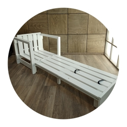 Одноместный раскладной диван Лаунж