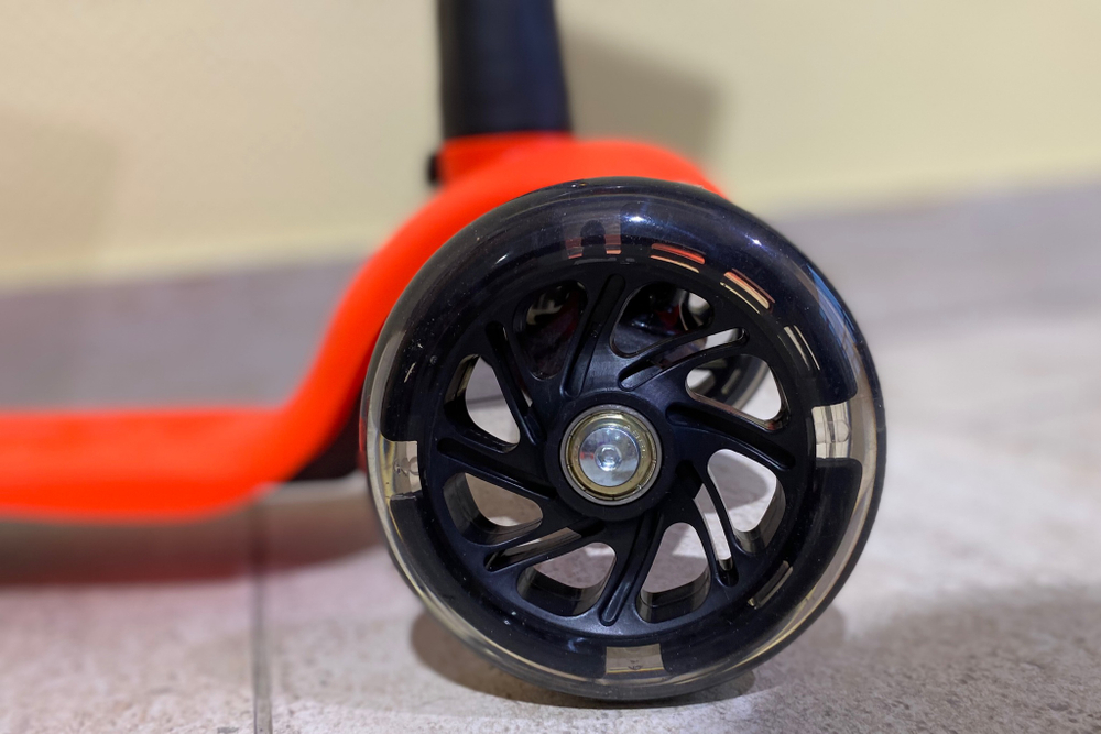 Самокат трехколесный кикборд Дерзкий Стайл Classic оранжевый до 50 кг С-003-0-19/89-l