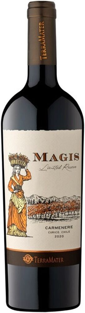 Вино TerraMater Magis Limited Reserve Carmenere, 0,75